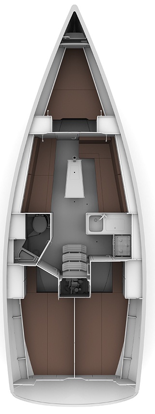 Lady One accommodation plan